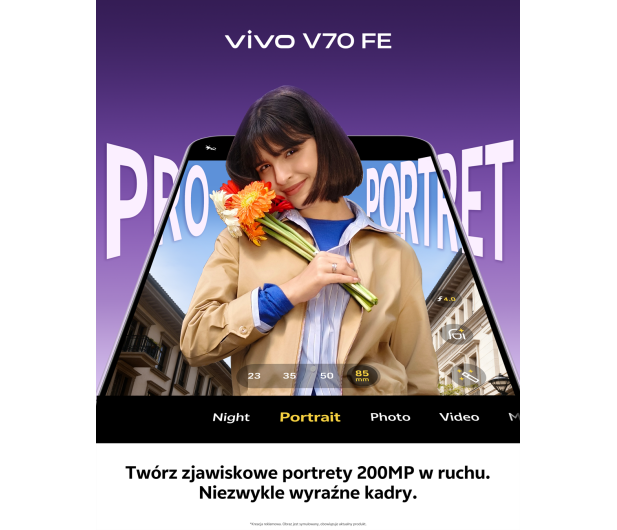 vivo V70 FE 5G 8/256GB Fioletowy - 1512452 - zdjęcie 11
